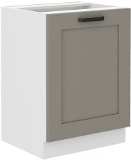 Spodnja omara Luna - claygrey/bela - 60 cm D 1F BB