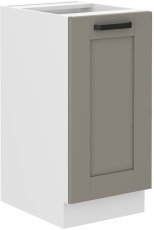 Spodnja omara Luna - claygrey/bela - 40 cm D 1F BB