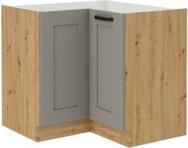 Spodnja kotna omara Luna - claygrey/hrast artisan - 90x90 cm ND 2F BB