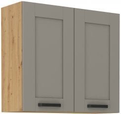 Zgornja omarica Luna - claygrey/hrast artisan - 80 cm G-72 2F
