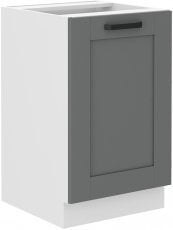 Spodnja omara Luna - dustgrey/bela - 50 cm ZL 1F BB