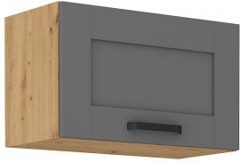 Zgornja omarica Luna - dustgrey/hrast artisan - 60 cm GU-36 1F