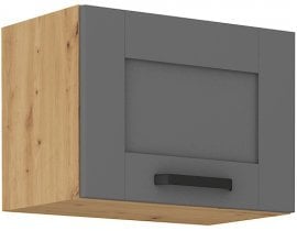 Zgornja omarica Luna - dustgrey/hrast artisan - 50 cm GU-36 1F