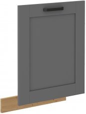 Vrata za vgradni pomivalni stroj Luna - dustgrey/artisan hrast - ZM 71,3x59,6 cm