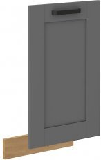 Stolarz-Lempert - Vrata za vgradni pomivalni stroj Luna - dustgrey/artisan hrast - ZM 71,3x44,6 cm