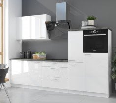 Stolarz-Lempert - Spodnja omara Lara - bela sijaj - 80 cm D 2F BB