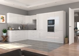 Kuhinjski sestav Lara - bel sijaj