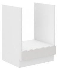 Spodnja omara za vgradno pečico Lara - bela sijaj - 60 cm D GAZ BB