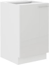 Spodnja omara Lara - bela sijaj - 50 cm ZL 1F BB