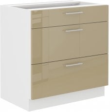 Spodnja omara Lara - cappuccino - 80 cm D 3S BB