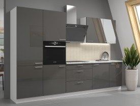 Stolarz-Lempert - Spodnja omara Lara - siva - 80 cm D 3S BB
