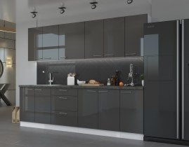 Stolarz-Lempert - Spodnja omara Lara - siva - 80 cm D 3S BB