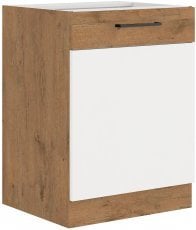 Spodnja omara Vigo - bela sijaj - 60 cm D 1F BB