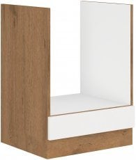 Spodnja omara za vgradno pečico Vigo - bela sijaj - 60 cm D GAZ BB