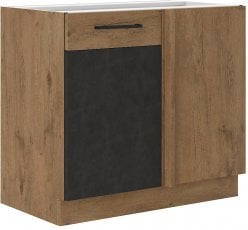 Spodnja kotna omarica Vigo - matera - 105 cm ND 1F BB