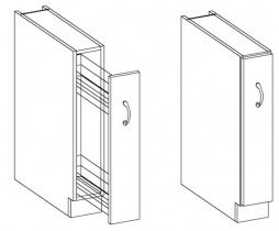 Stolarz-Lempert - Spodnja omarica Modena - 15 cm D CARGO BB