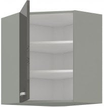 Stolarz-Lempert - Zgornja kotna omara Grey - 60x60 cm GN-72 1F(45°)