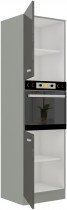 Stolarz-Lempert - Visoka omara za vgradno pečico Grey - 60 cm DP-210 2F