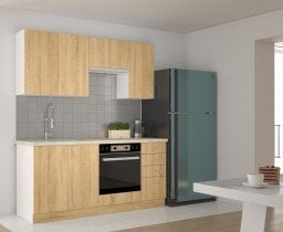 Stolarz-Lempert - Visoka omara Sara - hrast sonoma - 40 cm DK-210 2F