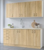Stolarz-Lempert - Visoka omara Sara - hrast sonoma - 40 cm DK-210 2F