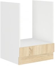 Spodnja omara za vgradno pečico Sara - hrast sonoma - 60 cm D GAZ BB