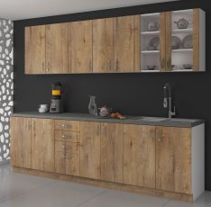 Kuhinjski sestav Sara - hrast lefkas 