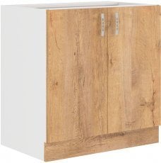 Spodnja omara Sara - hrast lefkas - 80 cm D 2F BB 