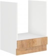 Spodnja omara za vgradno pečico Sara - hrast lefkas - 60 cm D GAZ BB