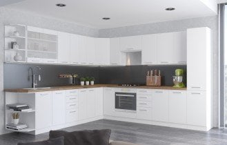 Stolarz-Lempert - Visoka omara Eko - bel - 40 cm DK-210 2F