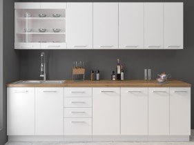 Stolarz-Lempert - Visoka omara Eko - bel - 40 cm DK-210 2F