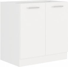 Spodnja omara Eko - bel - 80 cm D 2F BB