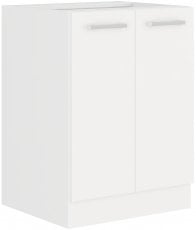 Spodnja omara Eko - bel - 60 cm D 2F BB