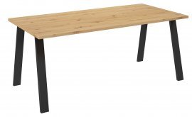 Stolarz-Lempert - Jedilna miza Kleo - 185x90 cm - hrast artisan