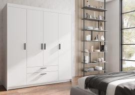 Garderobna omara Elena WH04 2S - bela