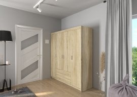 Garderobna omara Elena SO04 2S - hrast sonoma