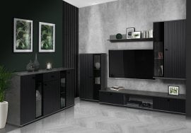 Dnevna soba Salsa - črna/matera