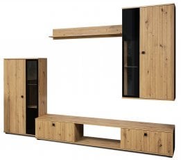 TV regal Salsa - hrast artisan