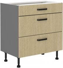 Spodnja omara Scandi/Ant - 80 D 3S BB