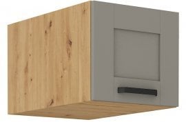 Zgornja omara Luna - claygrey/artisan hrast - 40 cm NAGU-36 1F