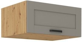 Zgornja omara Luna - claygrey/artisan hrast - 80 cm NAGU-36 1F