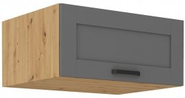 Zgornja omara Luna - dustgrey/artisan hrast - 80 cm NAGU-36 1F