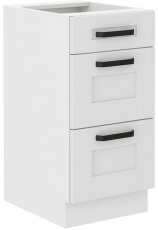 Spodnja omara Luna - bela - 40 cm D 3S BB