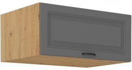 Zgornja omarica Stilo - dustgrey/artisan hrast - 80 cm NAGU-36 1F