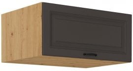 Zgornja omarica Stilo - siva/artisan hrast - 80 cm NAGU-36 1F