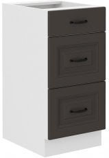 Spodnja omara Stilo - siva/bela - 40 cm D 3S BB