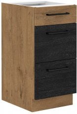 Spodnja omara Vigo - temen les - 40 cm D 3S BB