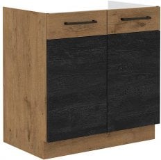 Spodnja omara Vigo - temen les - 80 cm ZL 2F BB