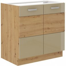 Stolarz-Lempert - Spodnja omara Artisan - cappuchino - 80 cm ZL 2F BB