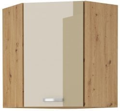 Zgornja kotna omara Artisan - cappuchino - 60x60 cm GN-72 1F(45°)