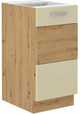 Spodnja omara Artisan - krem - 40 cm D 1F BB